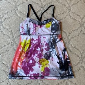 Lululemon Get Focused tank in Unicorn Tears print